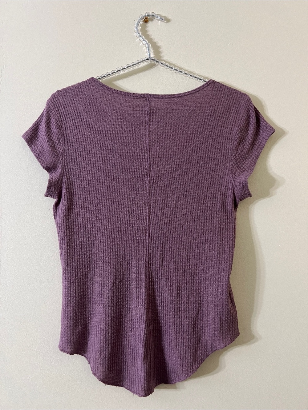 FREE PEOPLE One Of The Girls Baby Tee - Mauve Woods - Picture 3 of 7